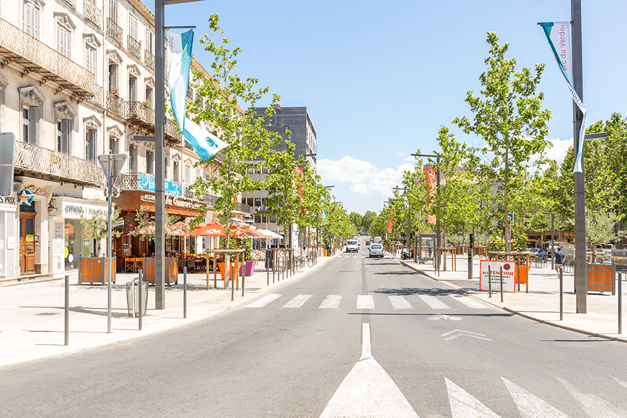 Boulevard Clemenceau après les travaux