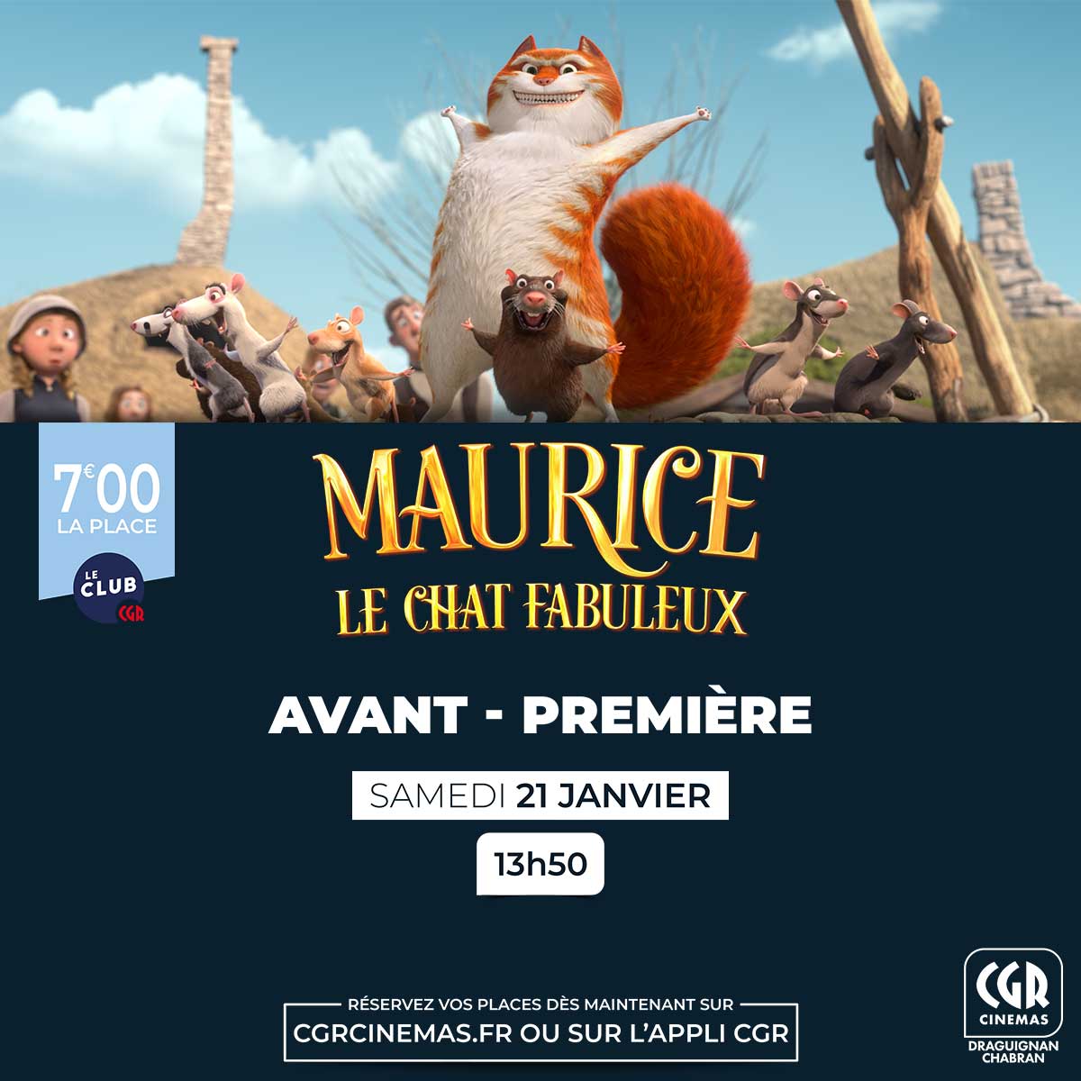 Cinéma - Maurice le chat fabuleux