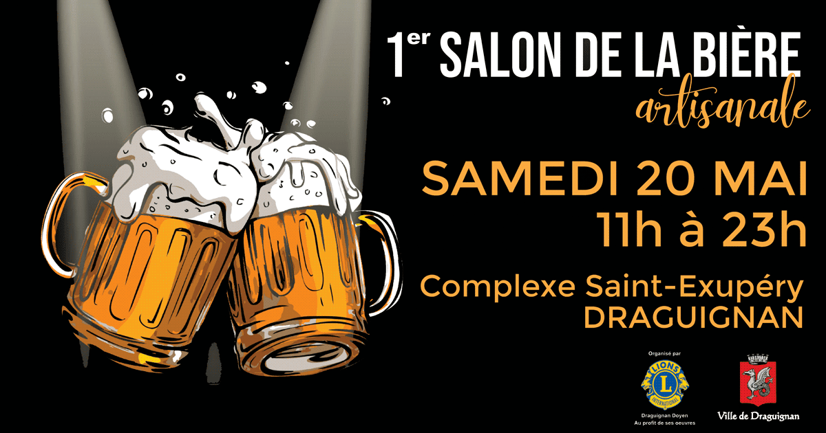 1er salon de la bière le 20 mai à 11h