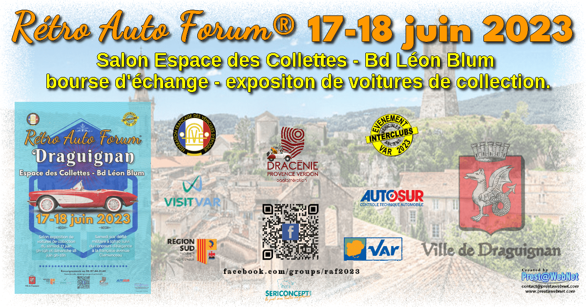 Rétro auto forum 17-18 juin 2023