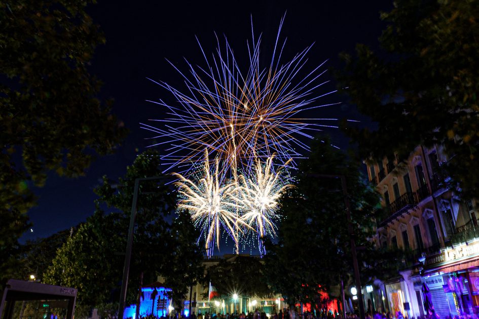 Feu d'artifice de la Fête du Dragon de Draguignan