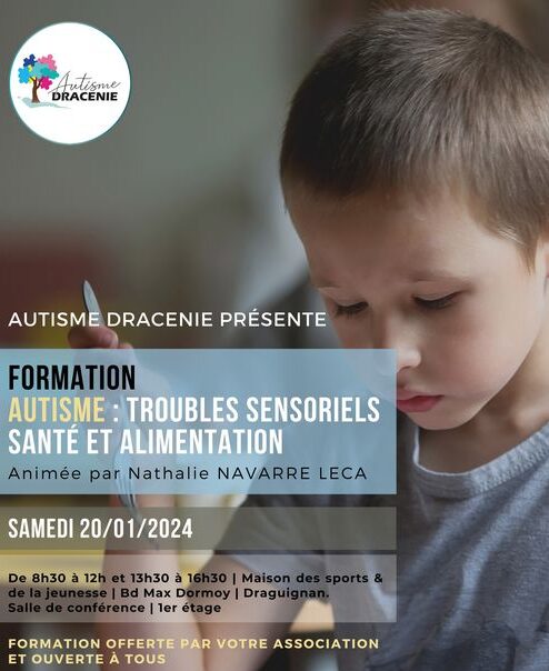 affiche-asso-autisme-dracenie-formation-janvier-2024-draguignan